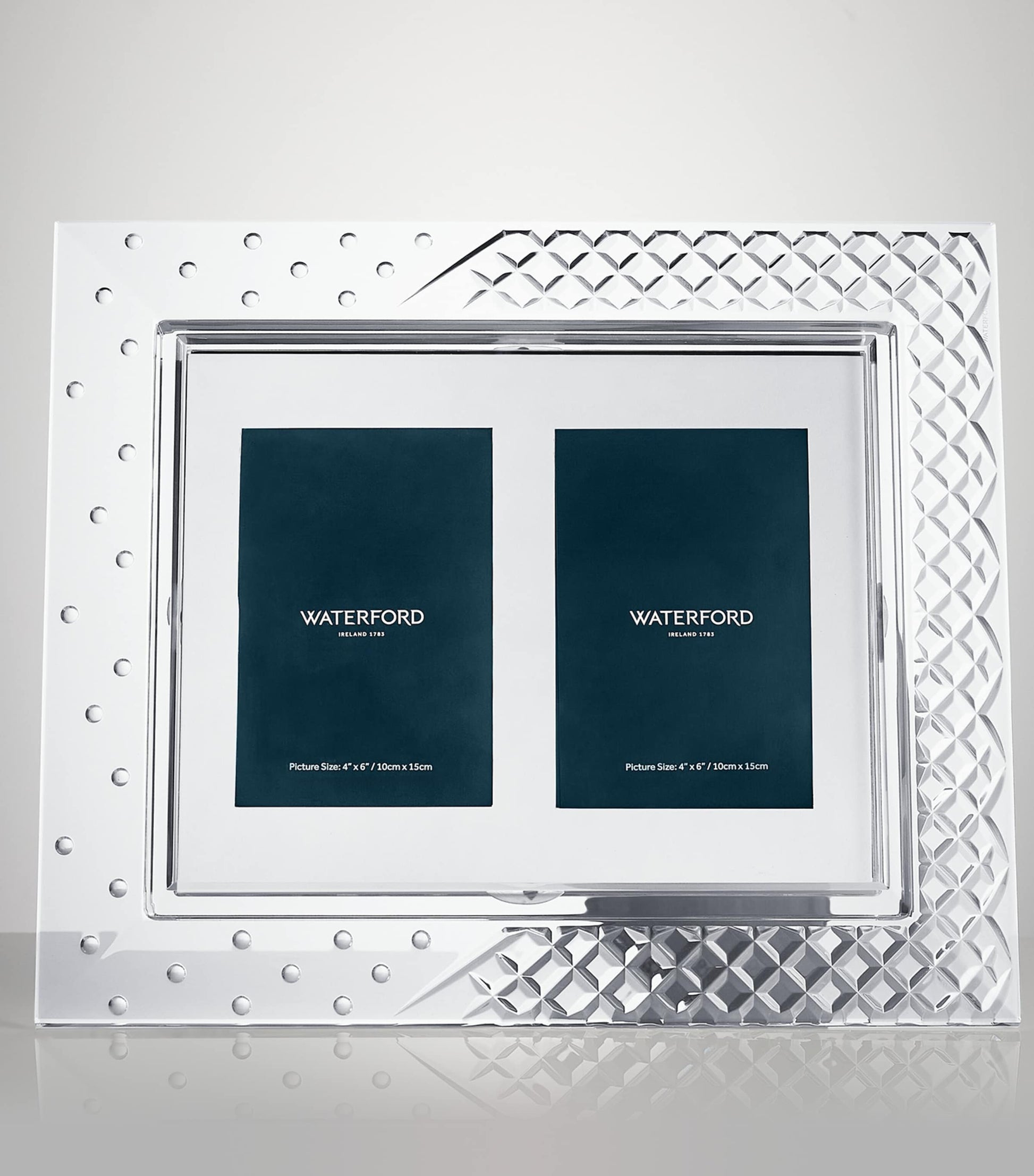 Waterford Crystal Celebrations Double Mount Photo Frame (8'' x 10'')