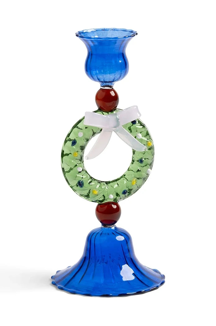Dekoratif şamdan &k amsterdam merry wreath