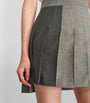 Pleated Mini Skirt DARK GREY