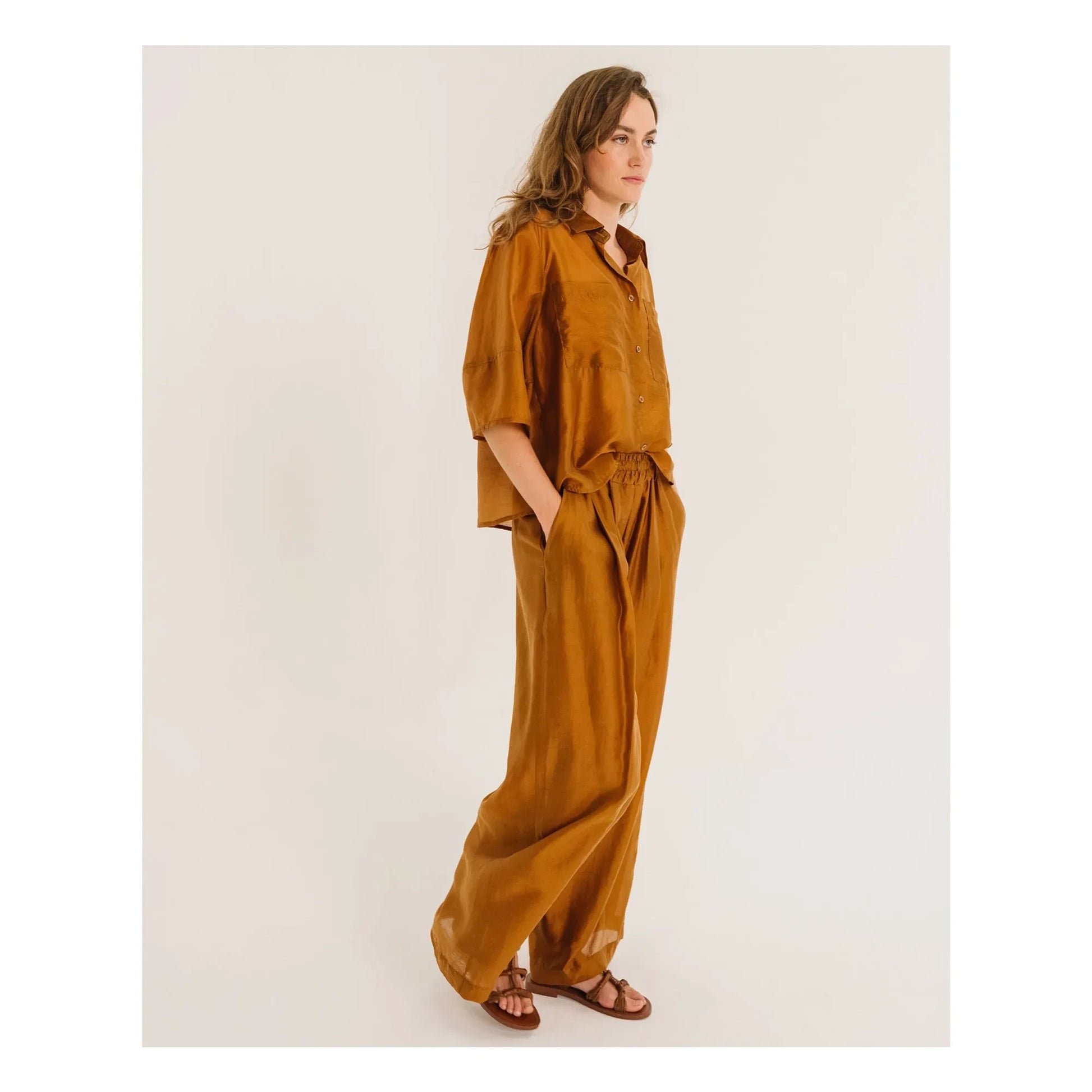 Tinsels - Ediz pants | Copper red