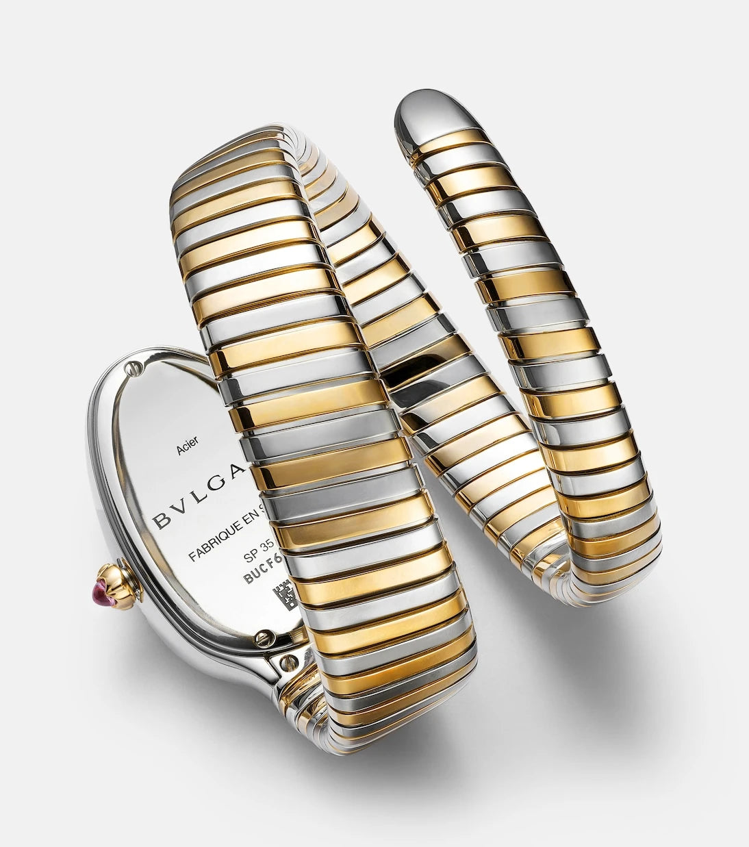 Bvlgari - Serpenti Tubogas watch with diamonds