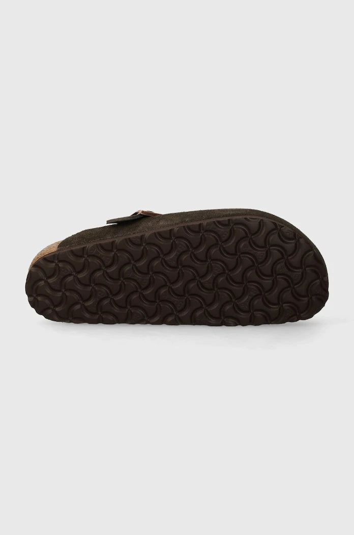Велурени чехли Birkenstock Boston