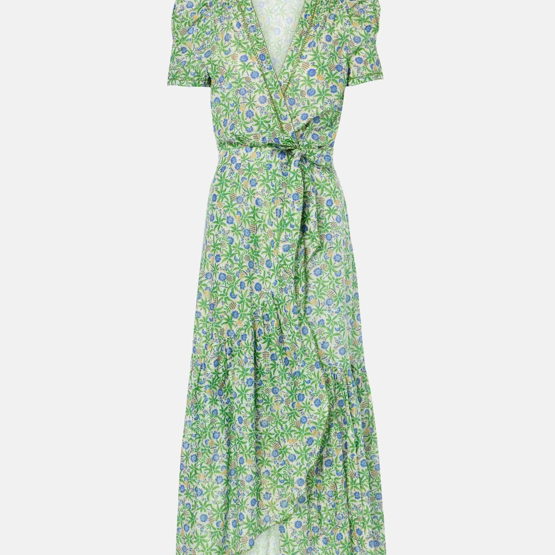 Poupette St Barth - Baba printed cotton wrap dress