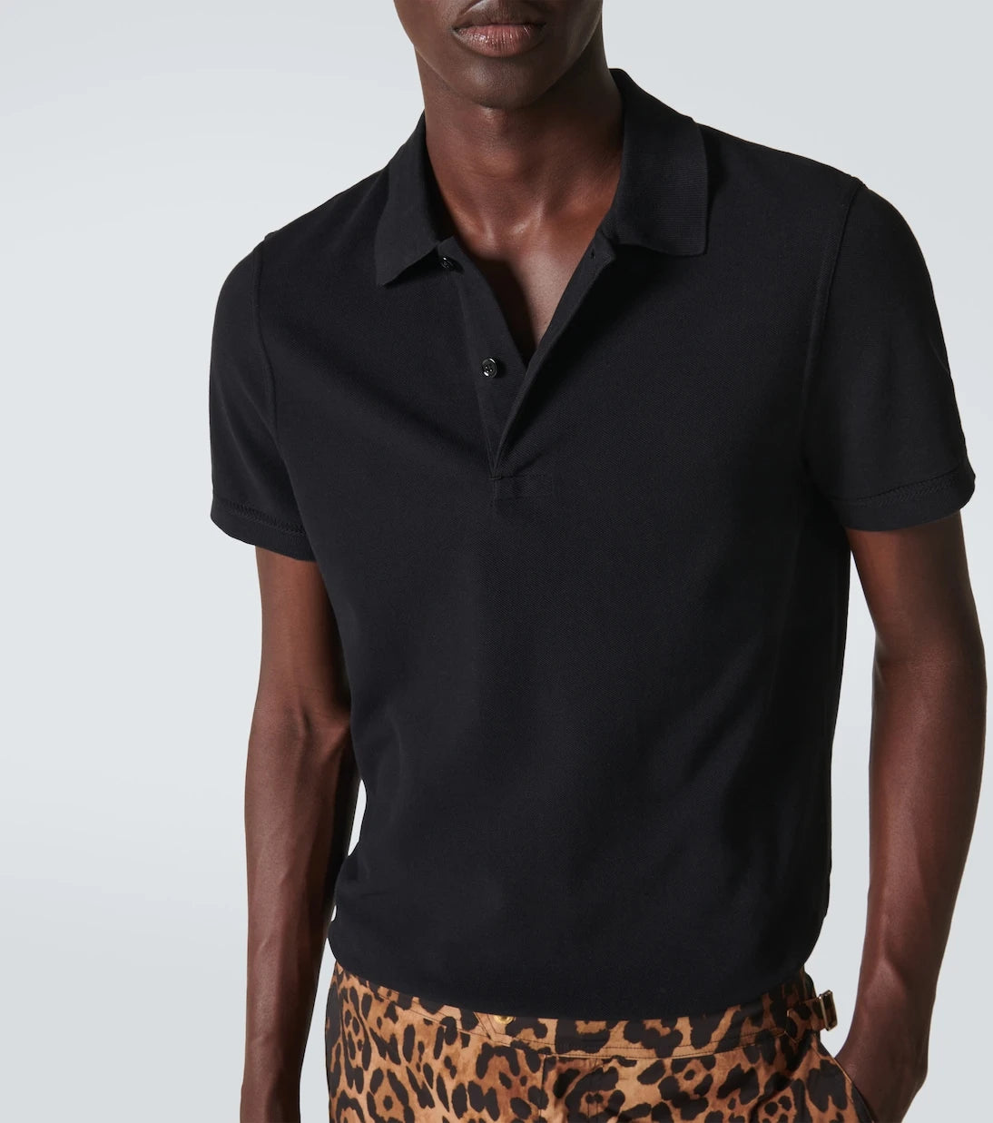 Tom Ford - Short-sleeved cotton polo shirt