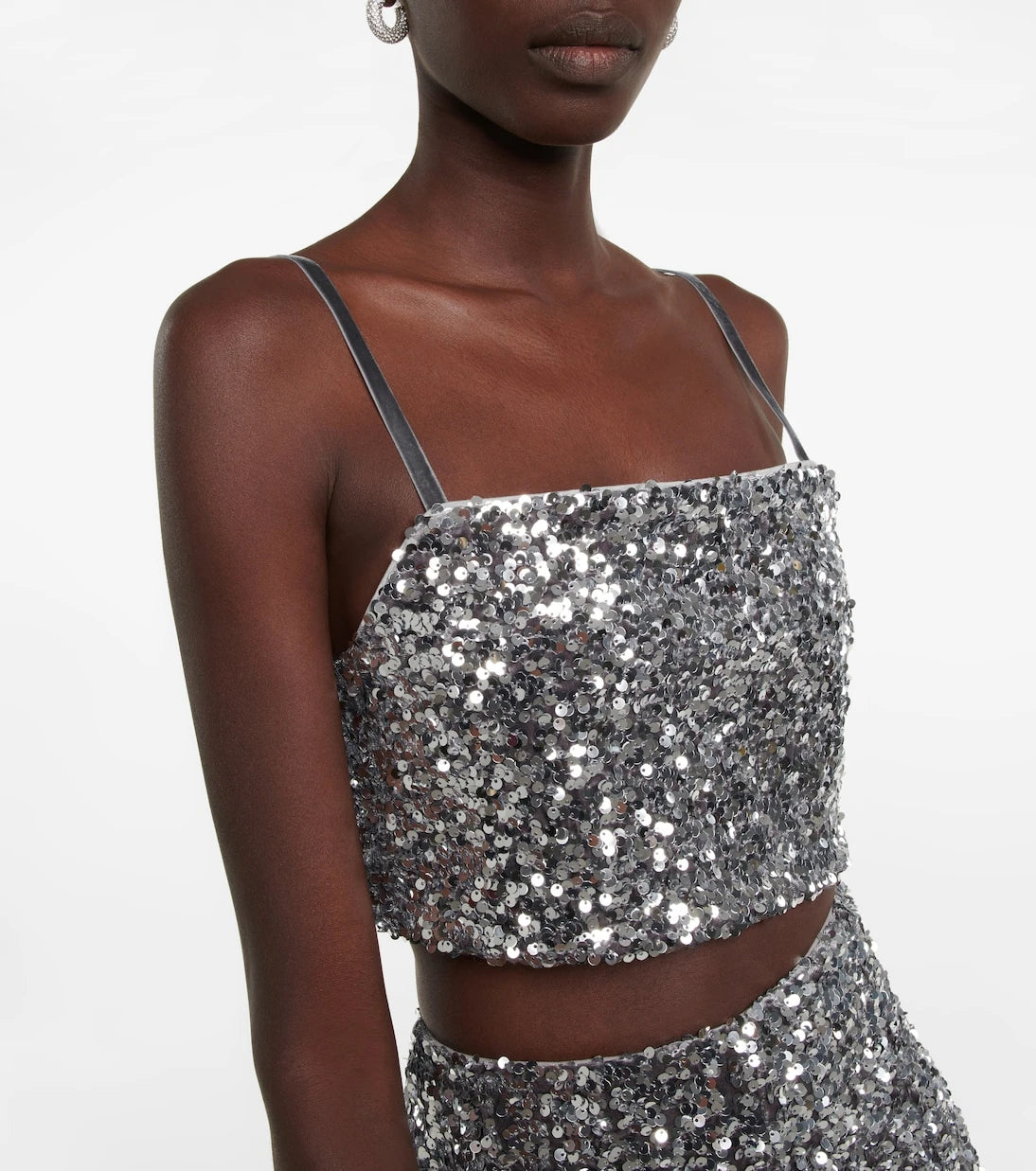 Dorothee Schumacher - Shimmering Attraction sequined crop top