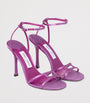 Purple 1998 Leo 100 Satin Sandals
