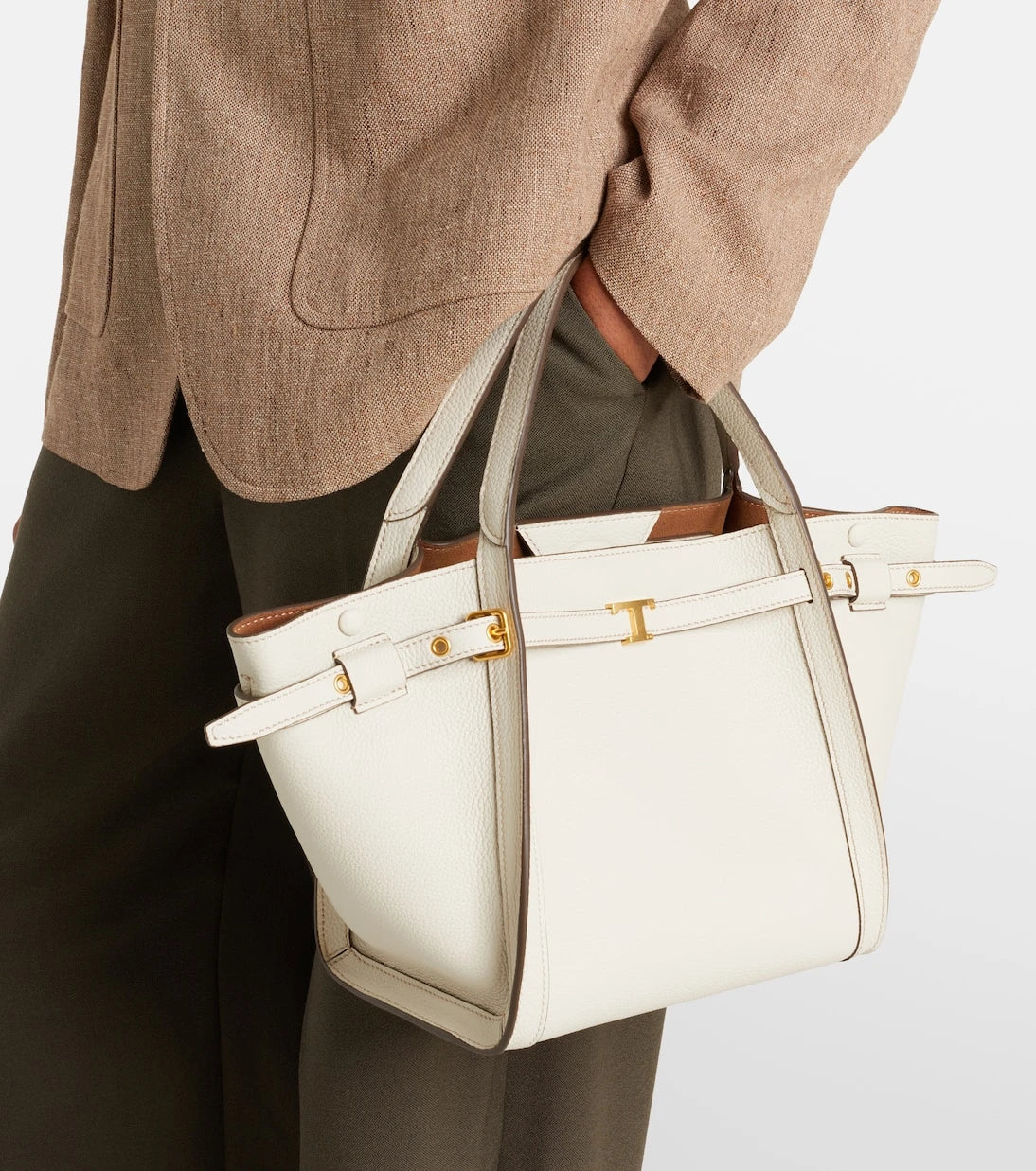 Tod's - T Timeless Small leather tote bag