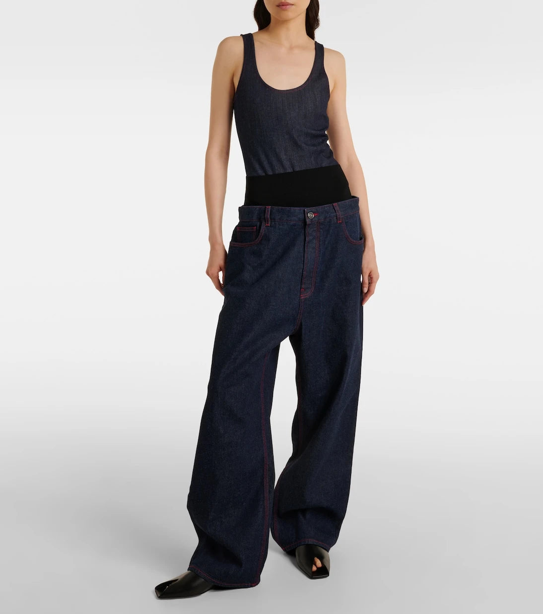 Alaïa - Spike leather mules