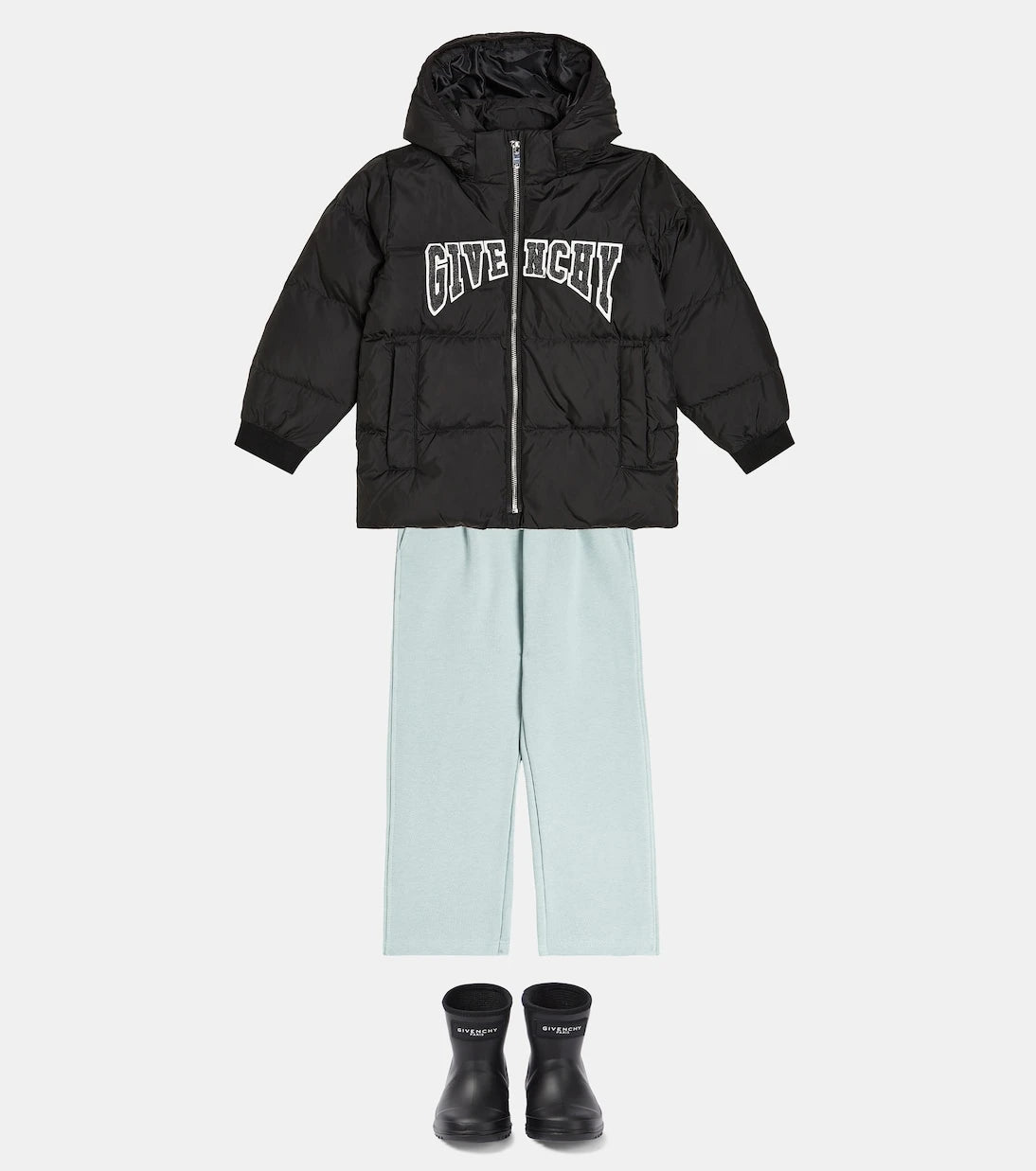 Givenchy Kids - بنطال رياضي جيرسي من مزيج القطن بشعار الماركة