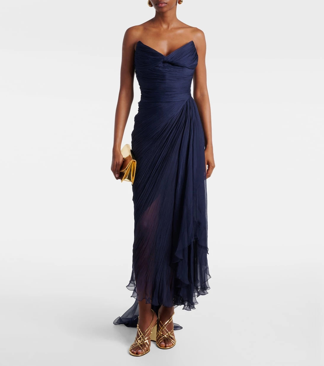 Maria Lucia Hohan - Heidi ruched silk corset gown