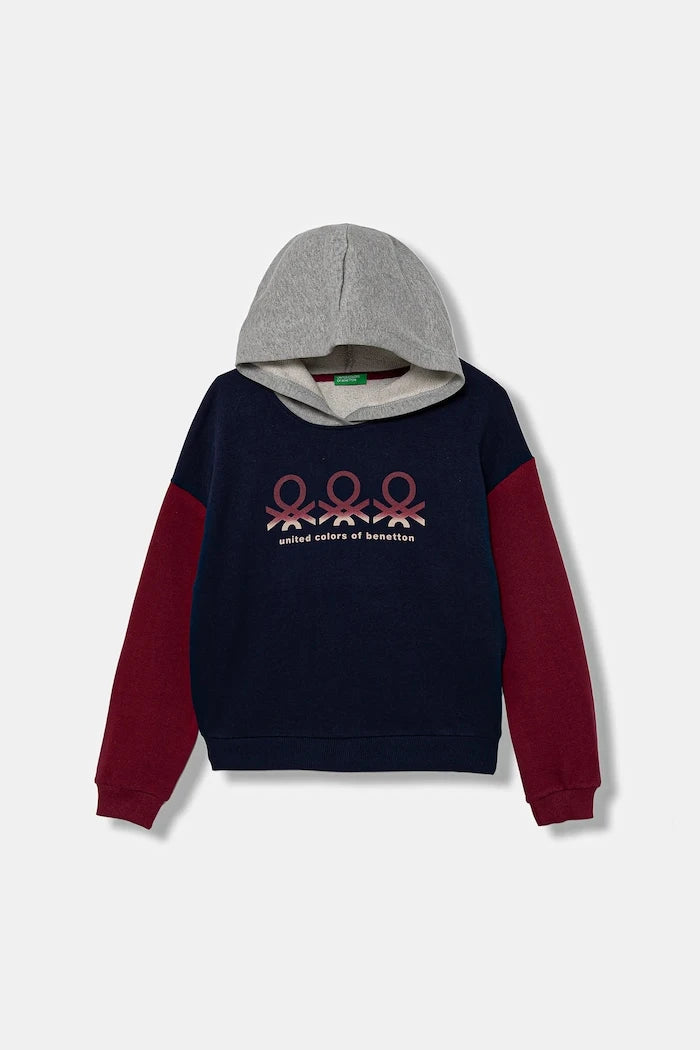 United Colors of Benetton Çocuk Pamuklu Sweatshirt
