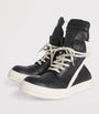 Leather Geobasket High-Top Sneakers