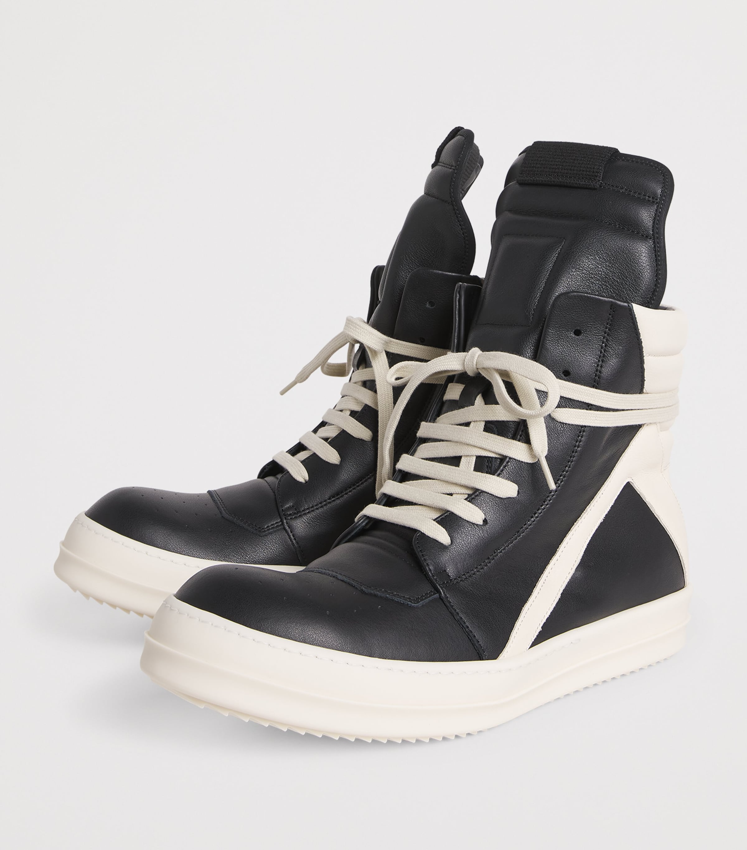 Leather Geobasket High-Top Sneakers