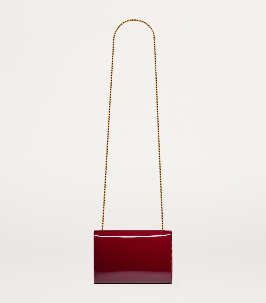Saint Laurent Red Small Leather Kate Cross-Body Bag