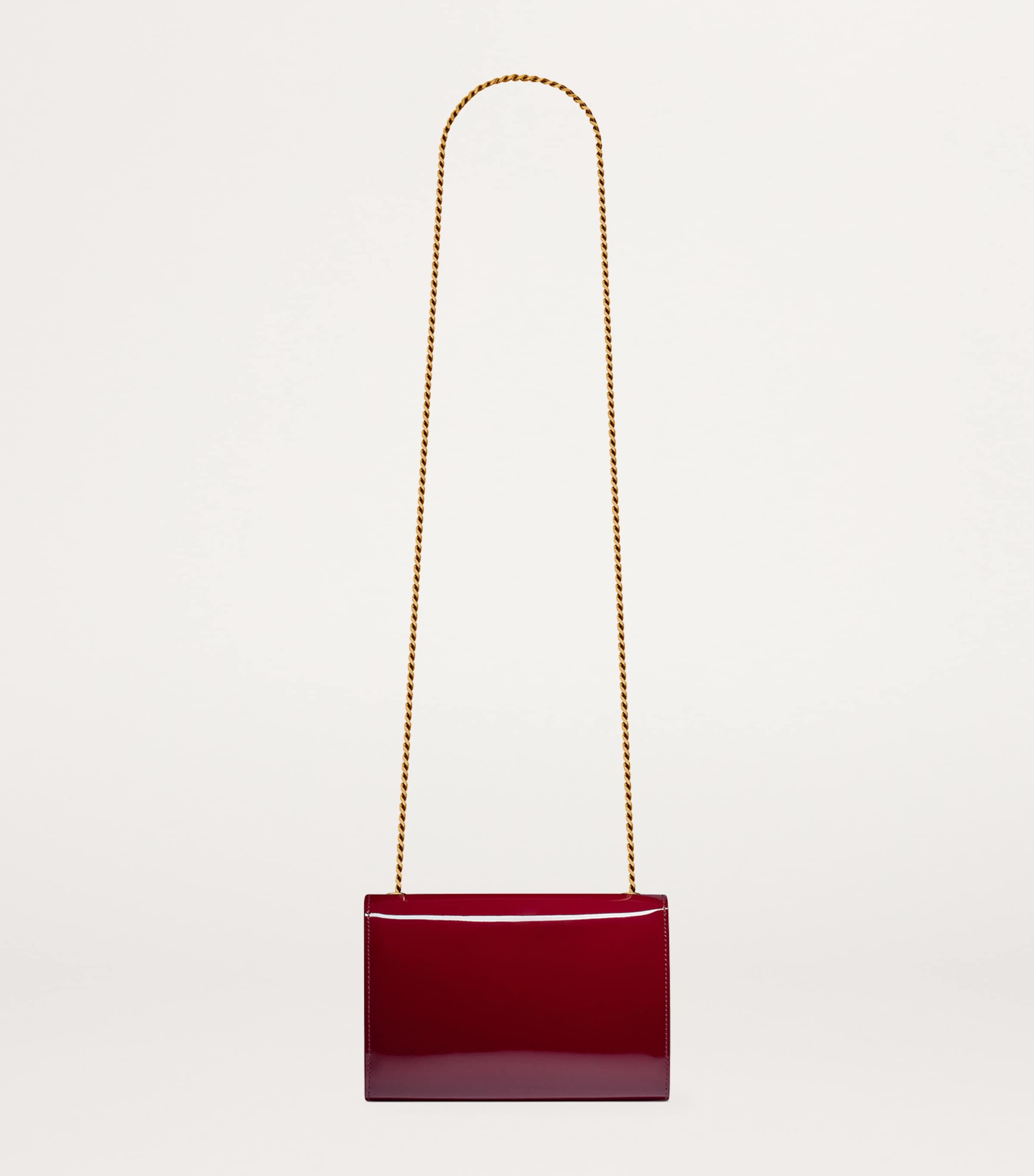 Red Small Leather Kate Cross-Body Bag