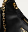 Prada Black Mini Leather Re-Edition Shoulder Bag