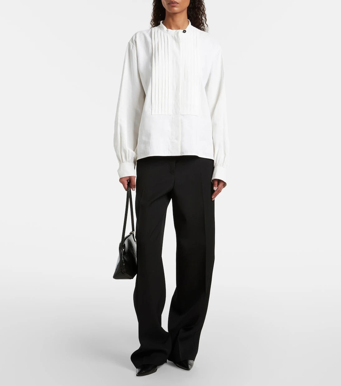 Jil Sander - Düşük bel yün pantolon