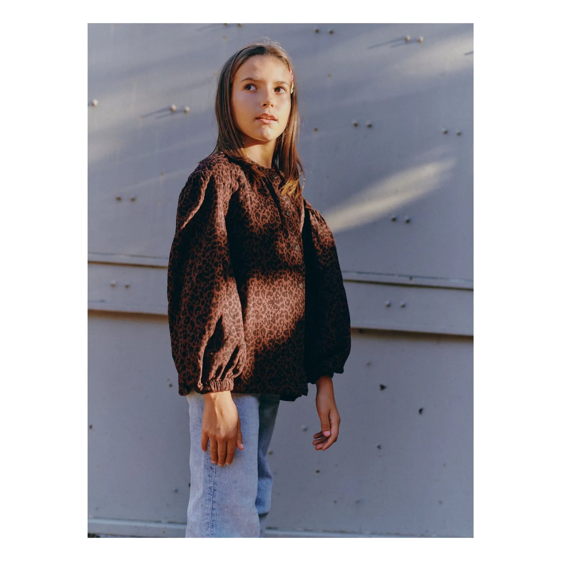 Marlot Paris - Irène Leopard blouse | Brown