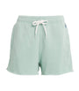 Green Fleece Polo Pony Shorts