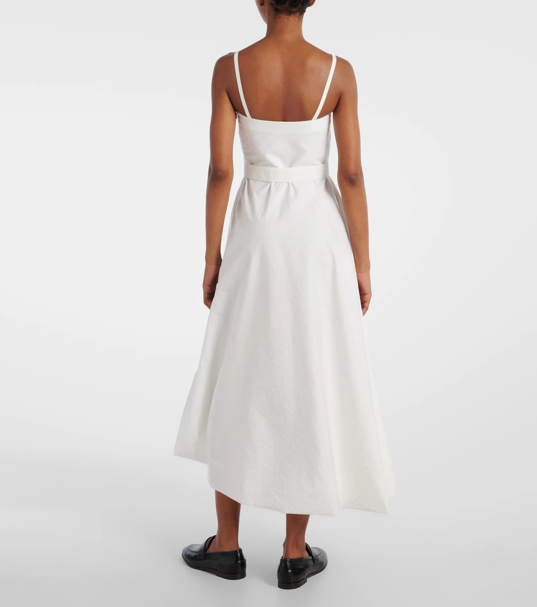 Brunello Cucinelli - Cotton-blend midi dress