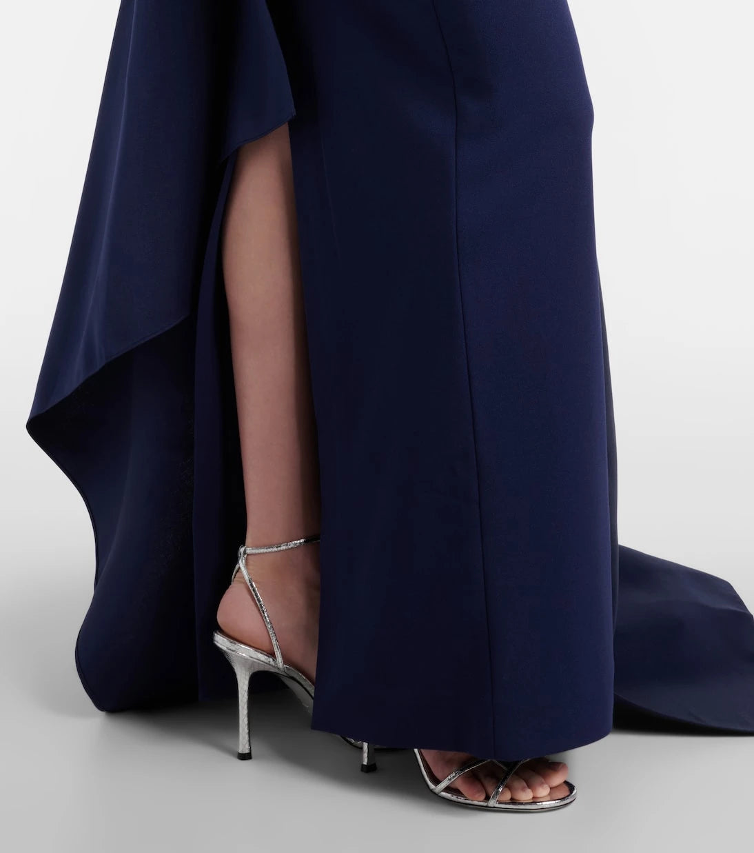 Solace London - Kinsley draped strapless gown