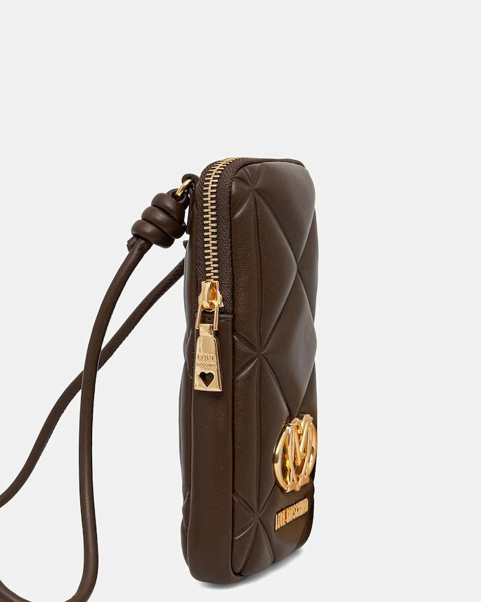 Love Moschino kadın suni deri telefon kılıfı