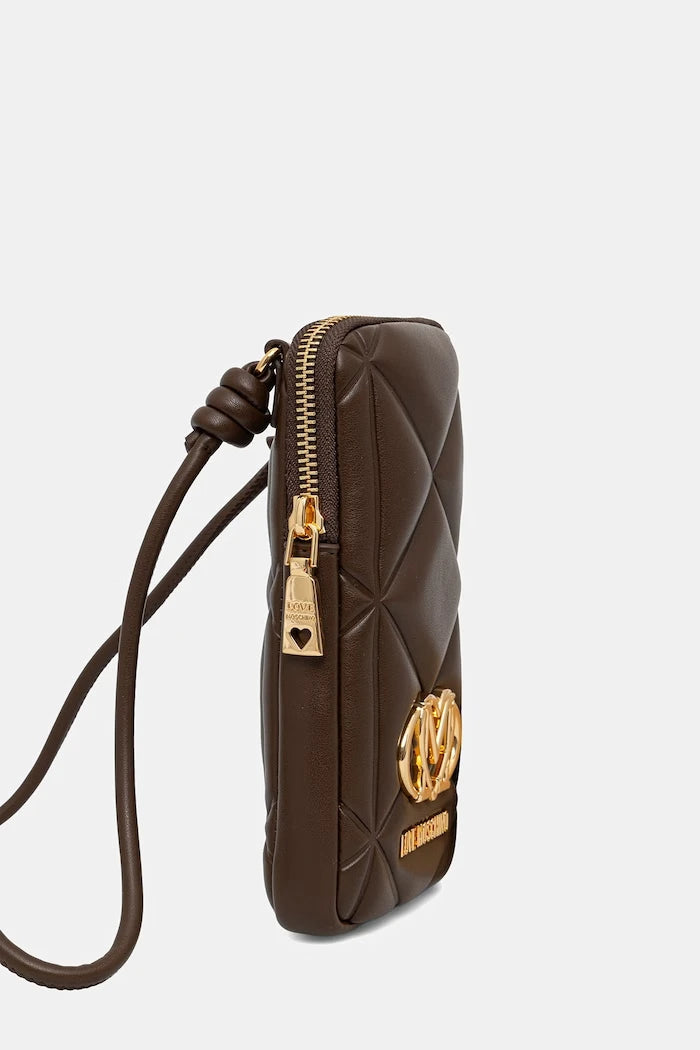 Love Moschino kadın suni deri telefon kılıfı