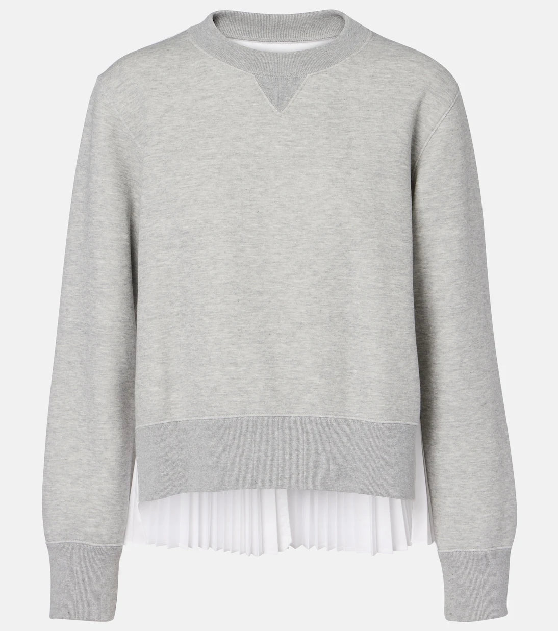 Sacai - Cotton-blend sweatshirt