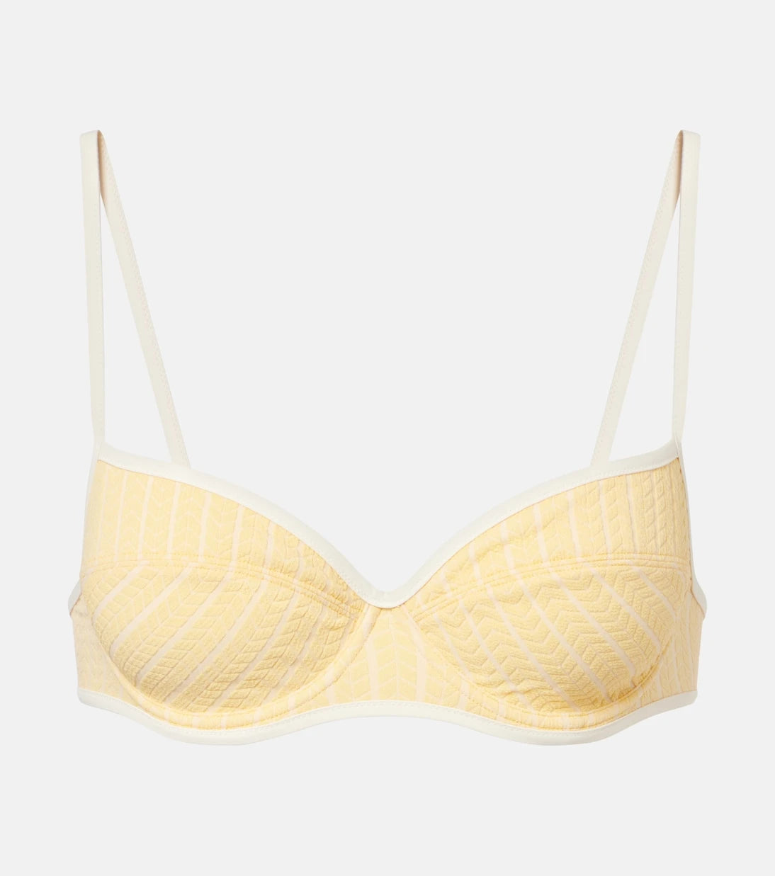 Eres - Coconut striped bikini top