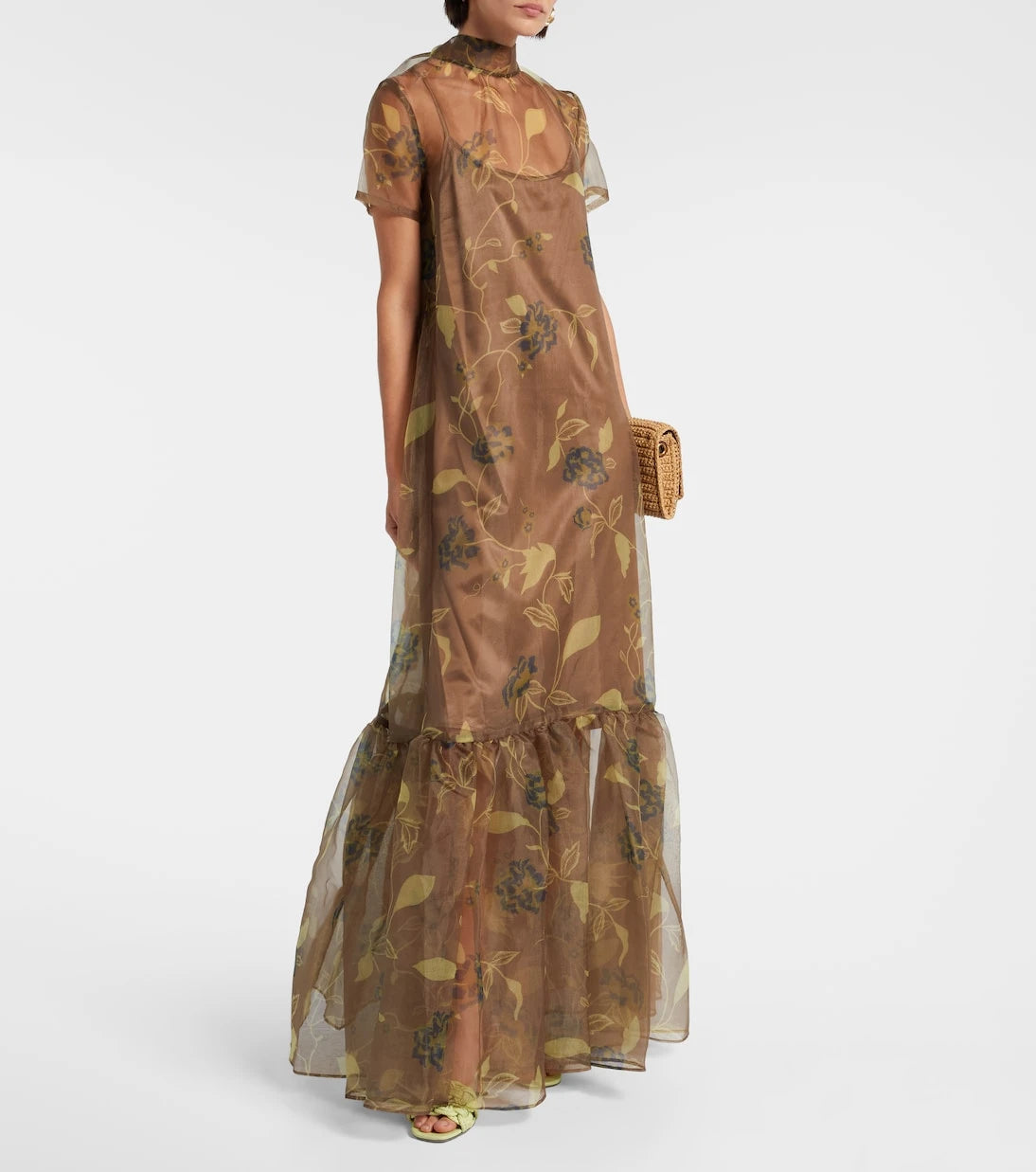 Staud - Calluna floral organza maxi dress