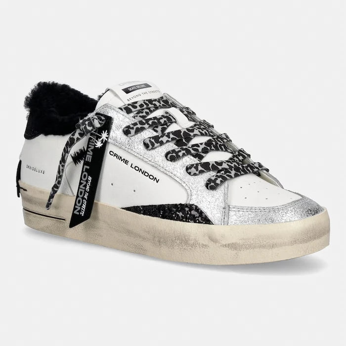 Crime London SK8 DELUXE маратонки дамски от кожа