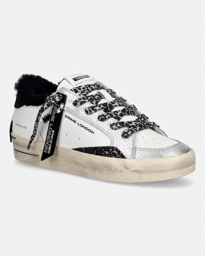 Crime London SK8 DELUXE маратонки дамски от кожа