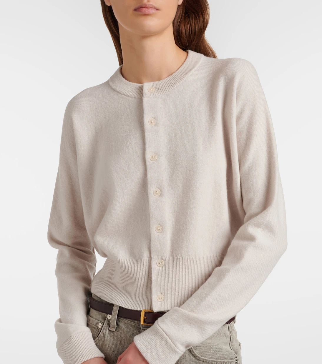 Extreme Cashmere - Blouson cashmere-blend cardigan