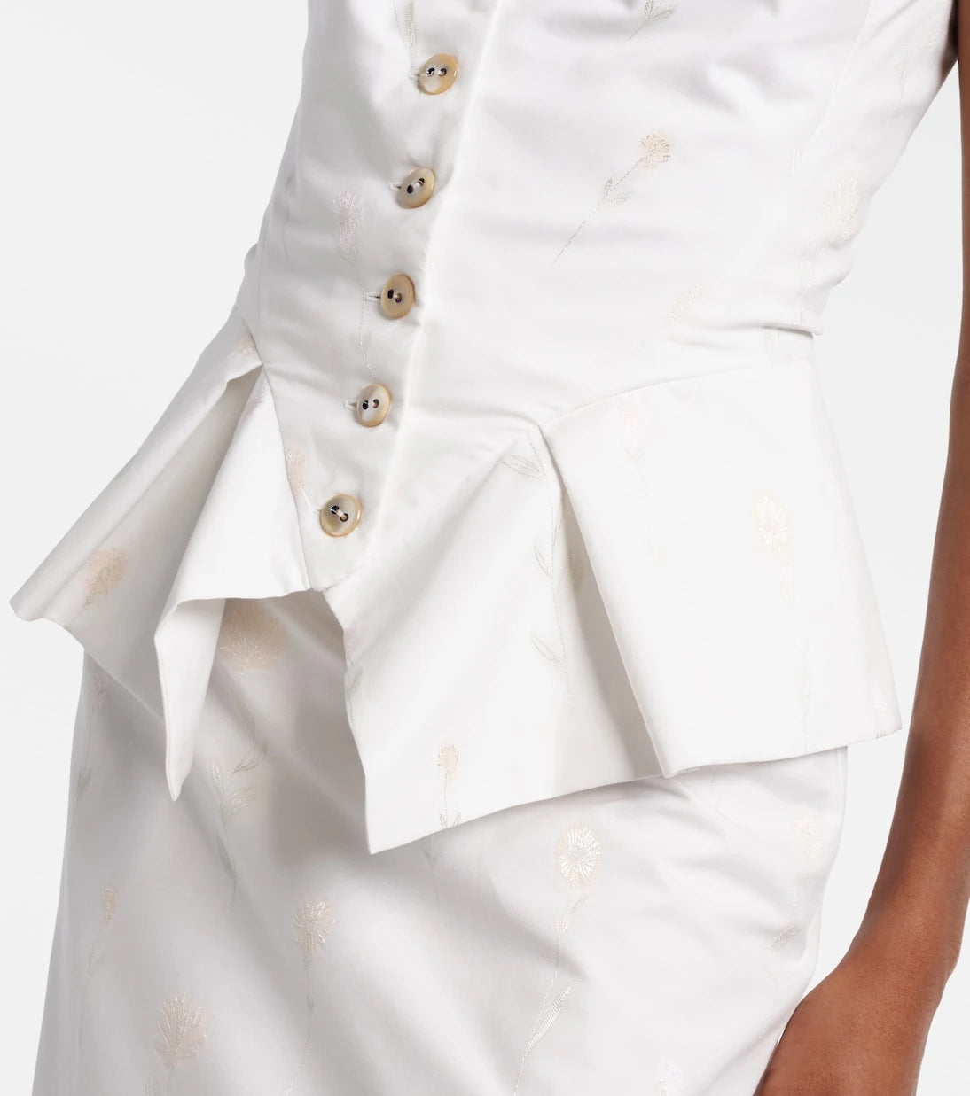 Vivienne Westwood - Monday floral cotton-blend vest