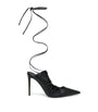 McQueen Leather Ghillie Pumps 105
