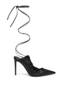 McQueen Leather Ghillie Pumps 105