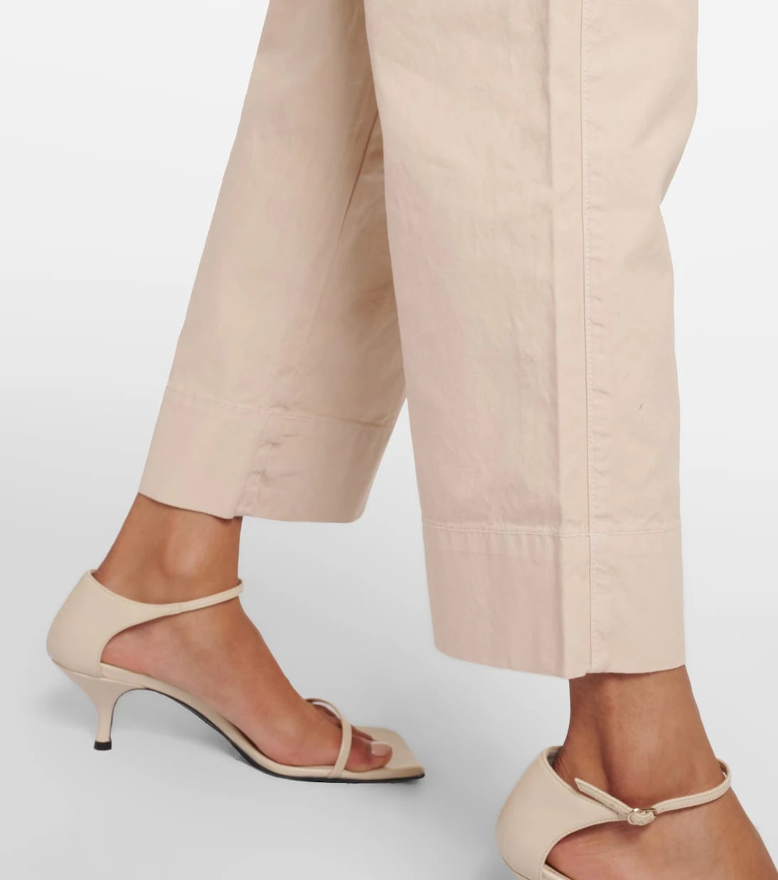 Velvet - Mya cropped cotton wide-leg pants