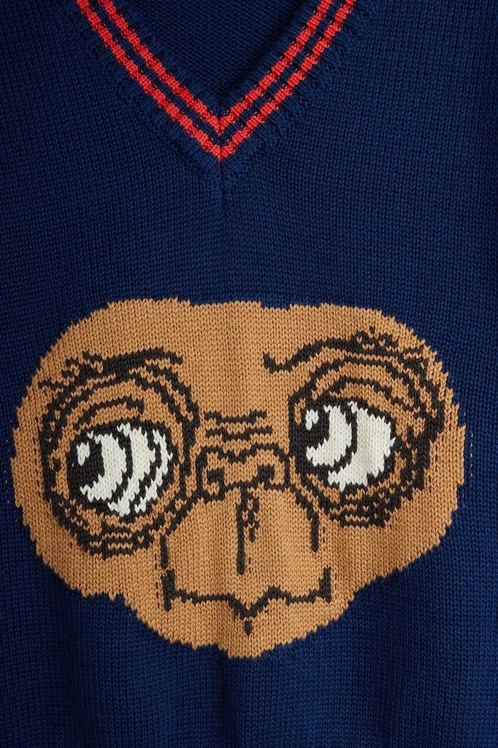 Mini Rodini E.T. Çocuk Pamuklu Kazak