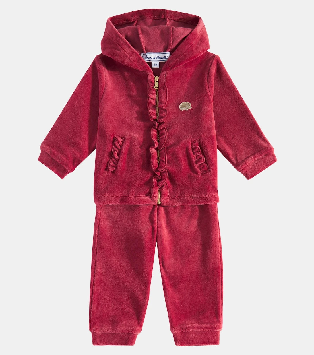 Tartine et Chocolat - Baby ruffled jersey tracksuit