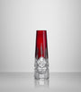 Crystal Lismore Red Bud Vase (18cm)