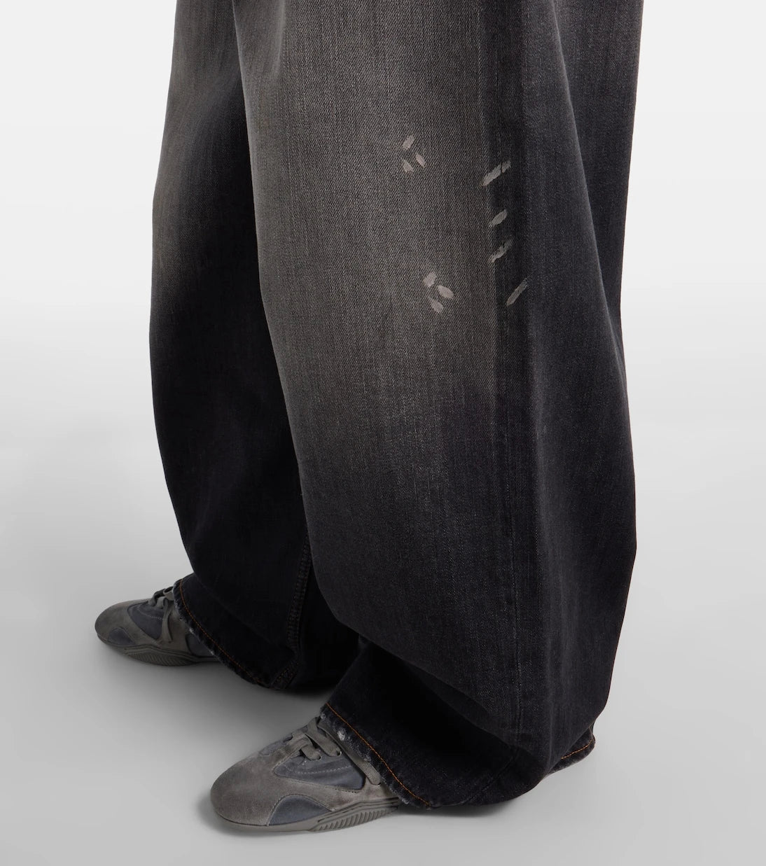 Acne Studios - 2023 distressed wide-leg jeans