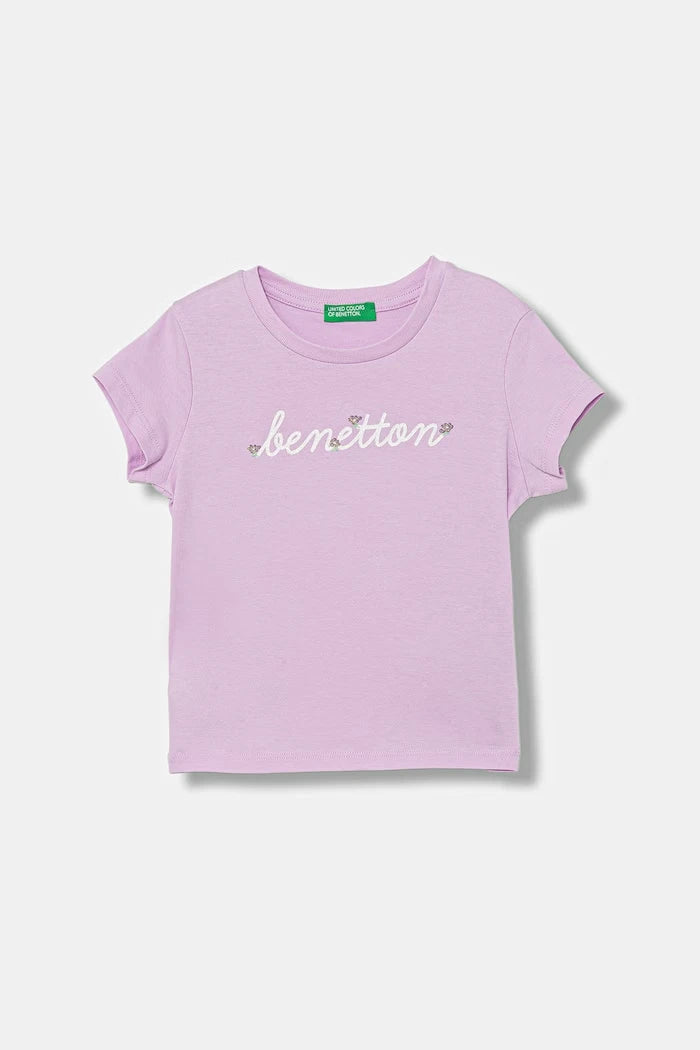 United Colors of Benetton çocuk pamuklu tişört
