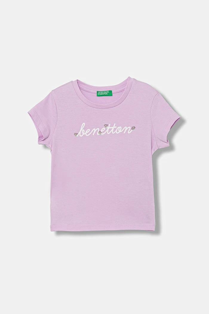 United Colors of Benetton тениска за деца от памук