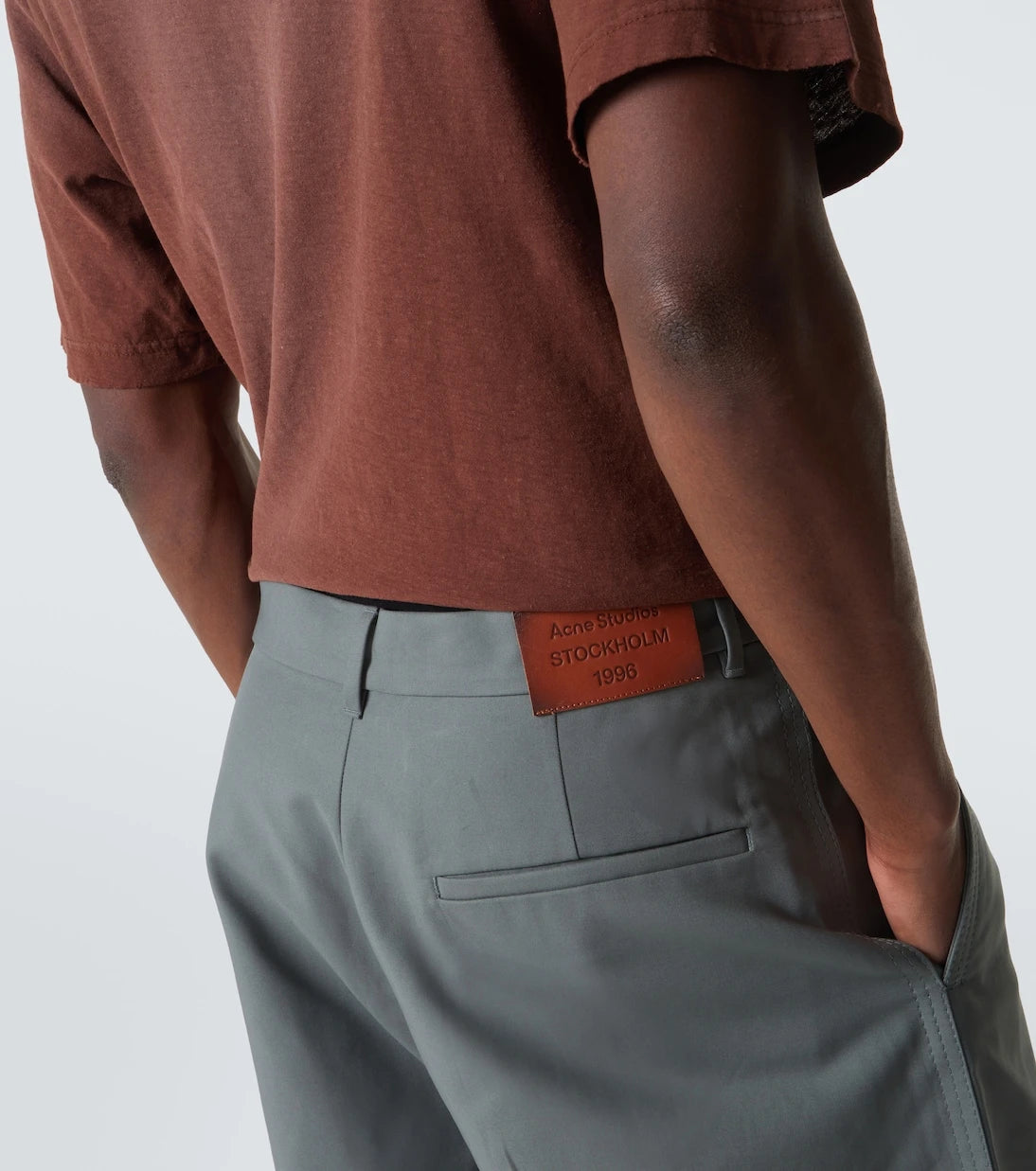 Acne Studios - Cotton satin wide-leg pants