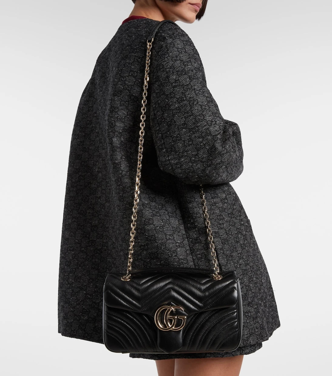 Gucci - GG Marmont Medium leather shoulder bag