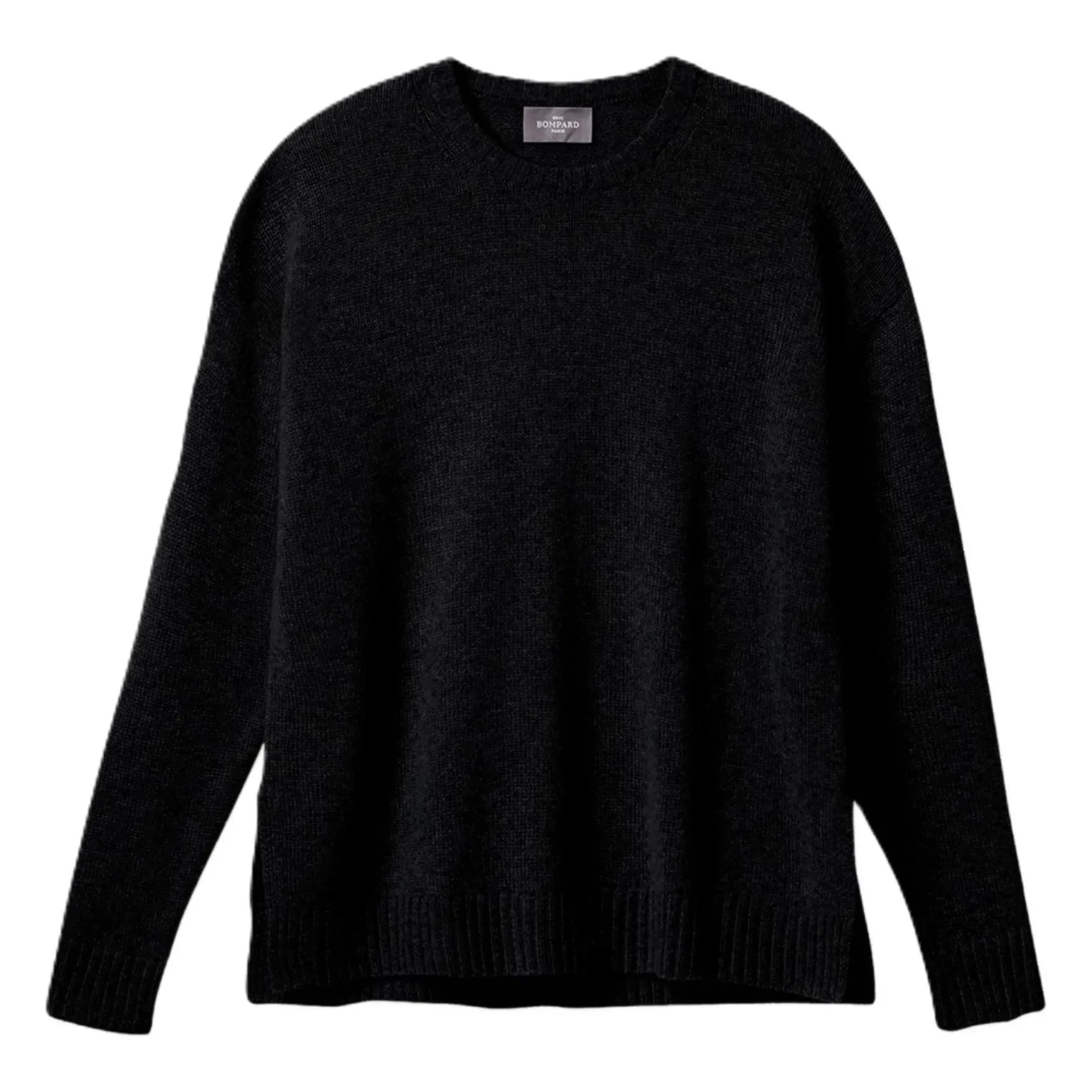 Bompard - Round Neck Sweater Cashmere | Black