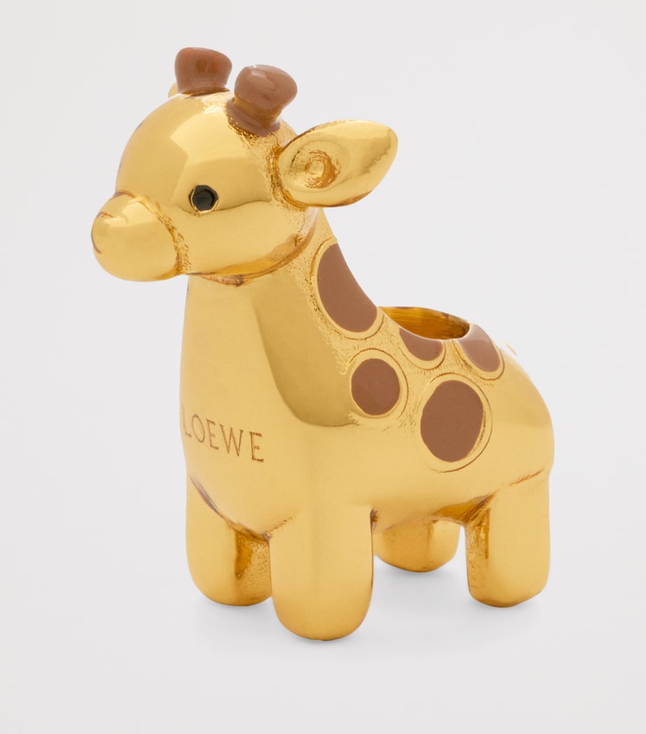 LOEWE Gold x Paula's Ibiza Giraffe Dice Charm