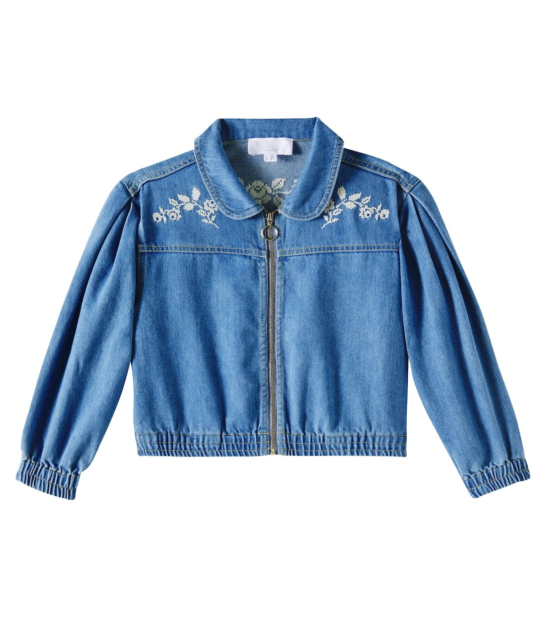 C'era Una Volta - Jacky işlemeli denim bomber ceket