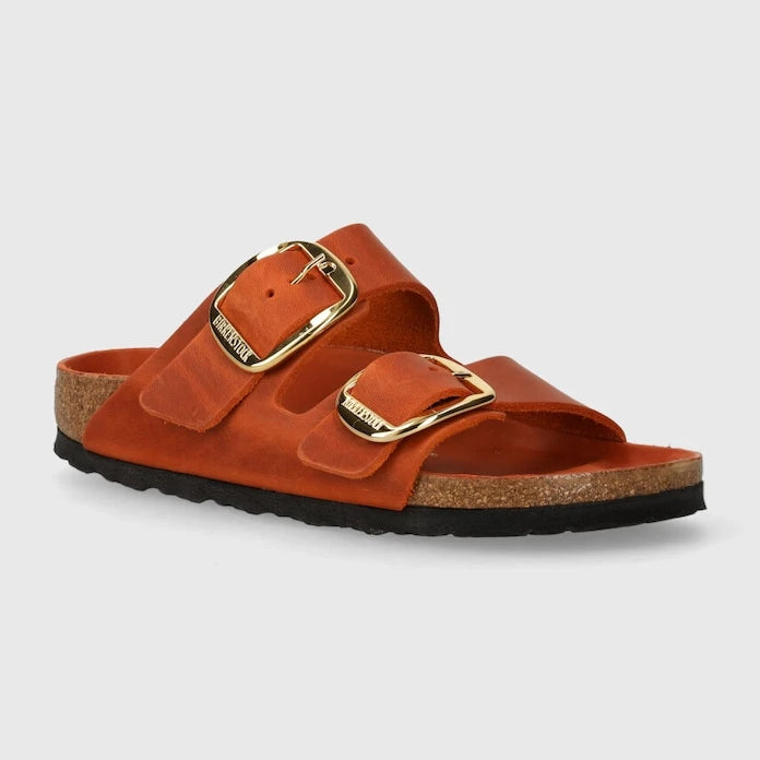 Kadın Deri Düz Tabanlı Birkenstock Terlik