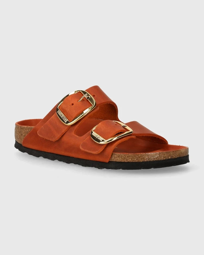 Kadın Deri Düz Tabanlı Birkenstock Terlik